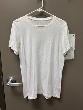 White Everlane crewneck t-shirt, large